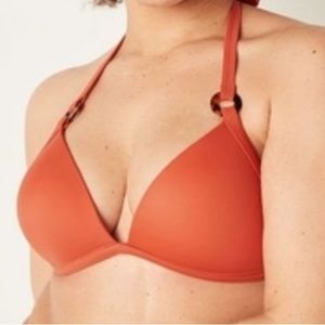 PINK by Victoria's Secret Push-Up Triangle
Top V-Front Bikini with Rings